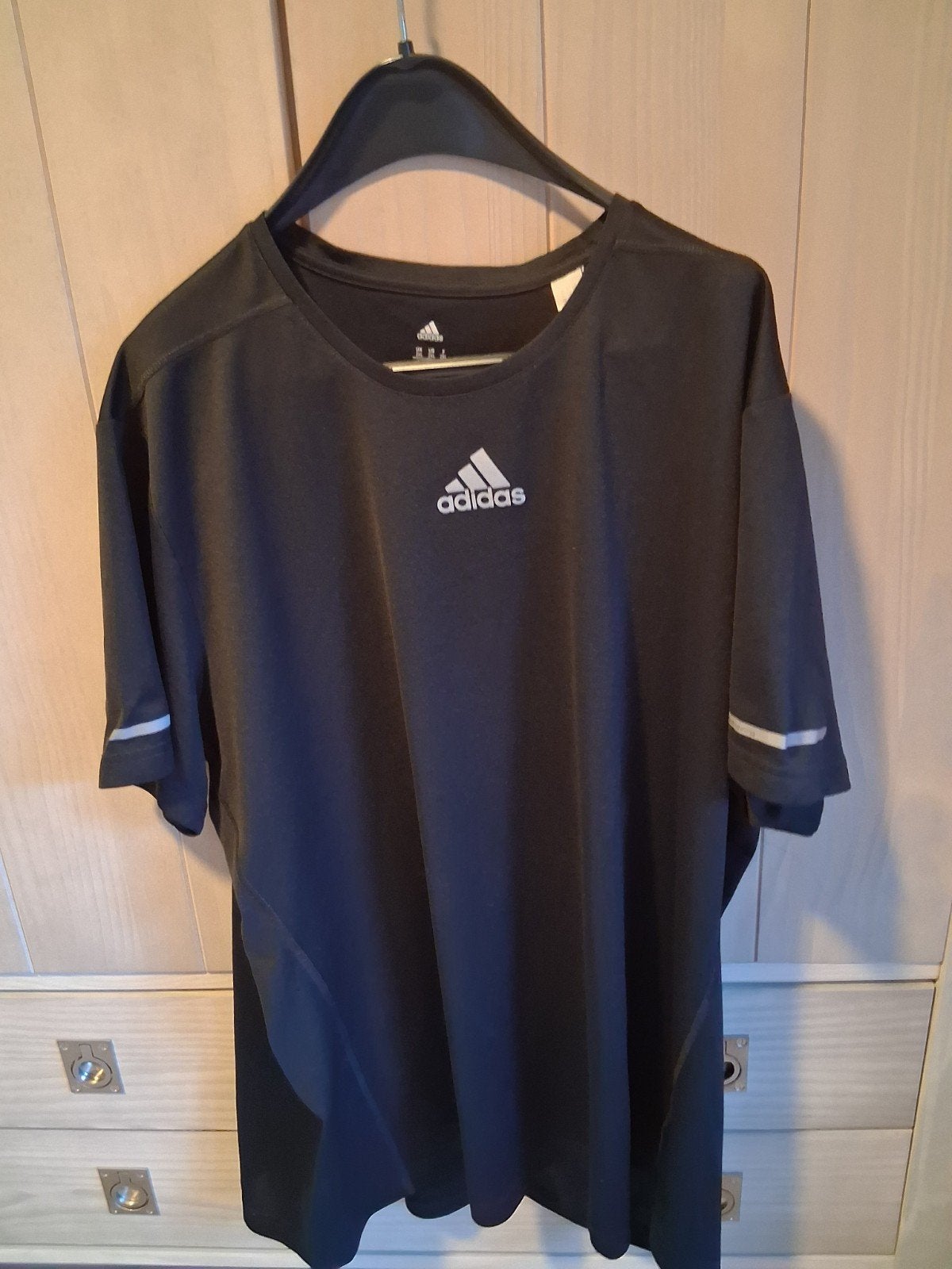 Adidas Hardloopshirt Zwart Maat XXL, Zwart, Maat 56/58 (XL), Ophalen of Verzenden, Zo goed als nieuw