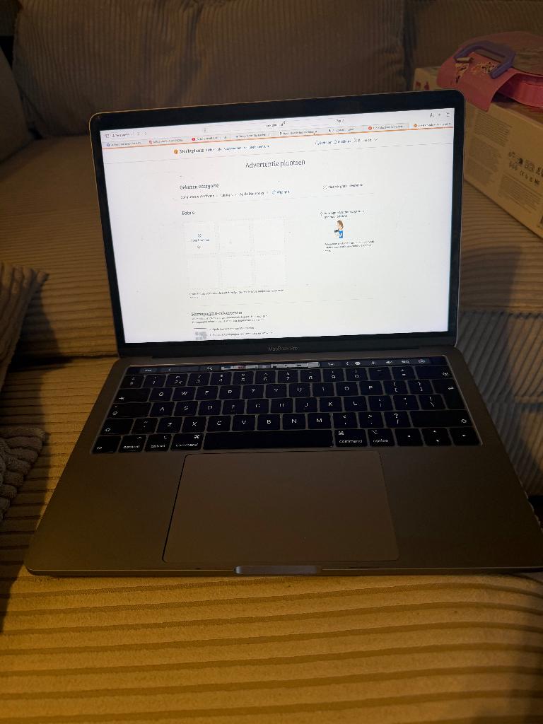MacBook Pro A1989, 2 tot 3 Ghz, 8 GB, 13 inch, 512 GB