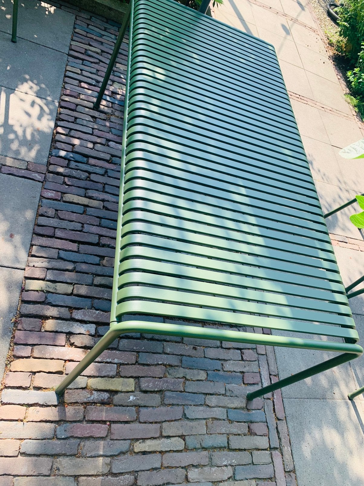 Hay Palissade tuintafel, olijfgroen, 1:70x 90 cm., Ophalen, Zo goed als nieuw