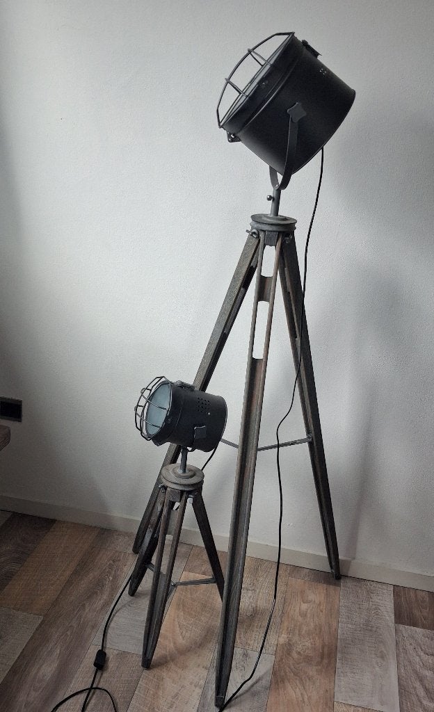 vloerlamp, Ophalen, Gebruikt, 100 tot 150 cm, Industrieel