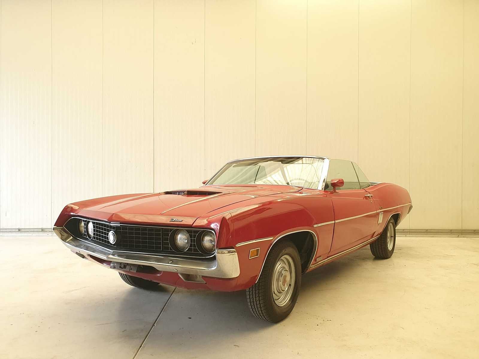 Ford - Torino GT - Oldtimer - 1970 - Cabriolet, Automaat, Cabriolet, Bedrijf, Ford
