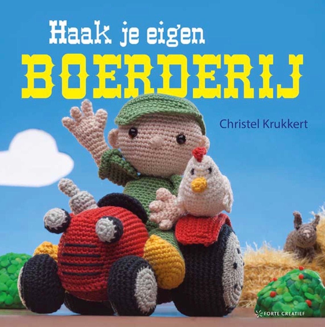 Haak je eigen boerderij - Christel Krukkert, Hobby en Vrije tijd, Ophalen of Verzenden, Zo goed als nieuw, Haken, Patroon of Boek