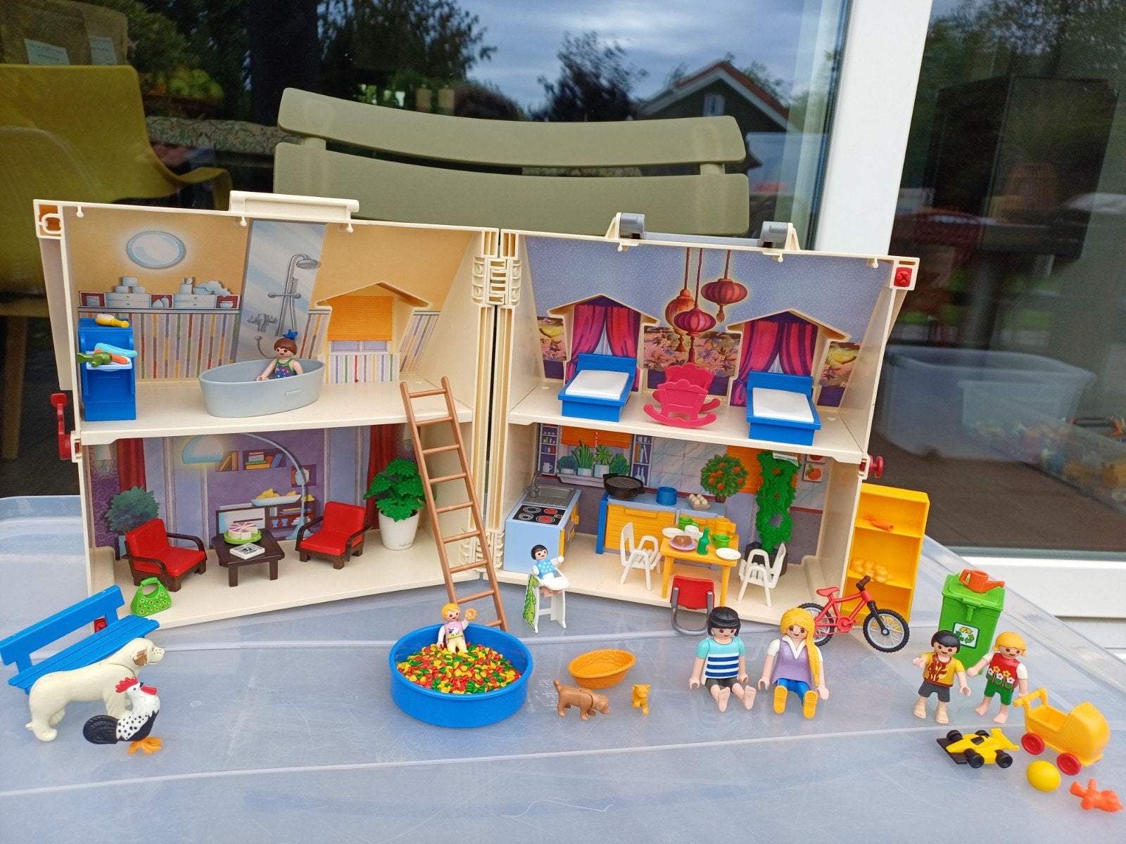 Playmobil draagbaar poppenhuis koffer, Ophalen of Verzenden