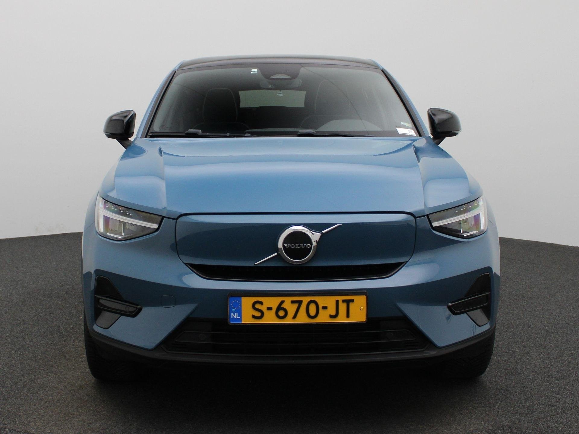 Volvo C40 Recharge Plus 69 kWh | CAMERA | NAVIGATIE | ELEK.K, Auto's, 12 maanden, Stof, Gebruikt, Blauw