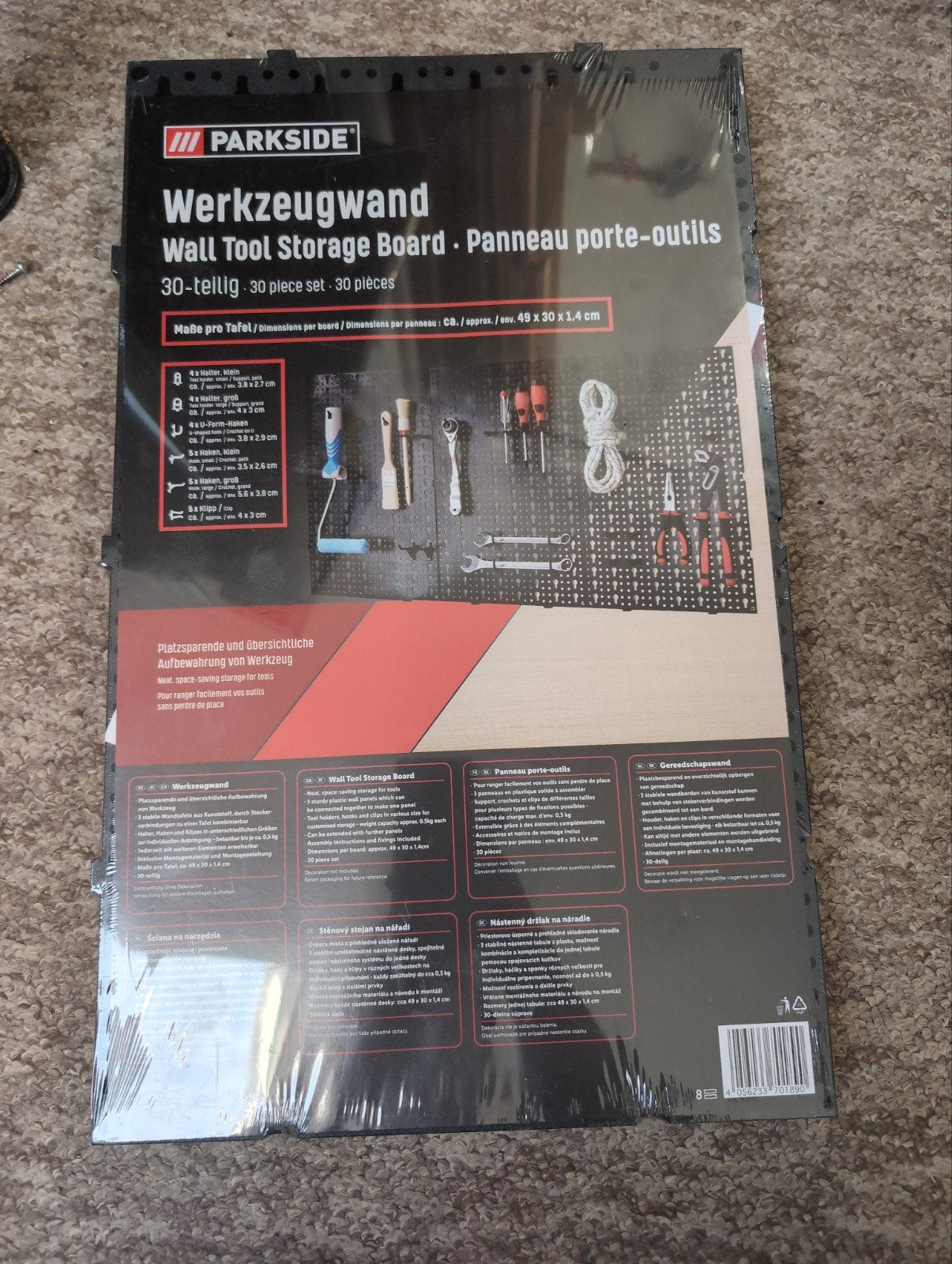 gereedschapswand, Ophalen, Nieuw