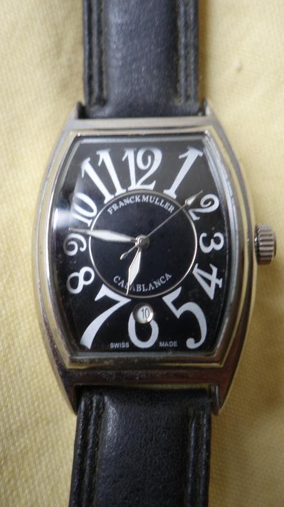 Franck Muller   Casablanca, Sieraden, Tassen en Uiterlijk, Overige merken, Staal, Gebruikt, Staal