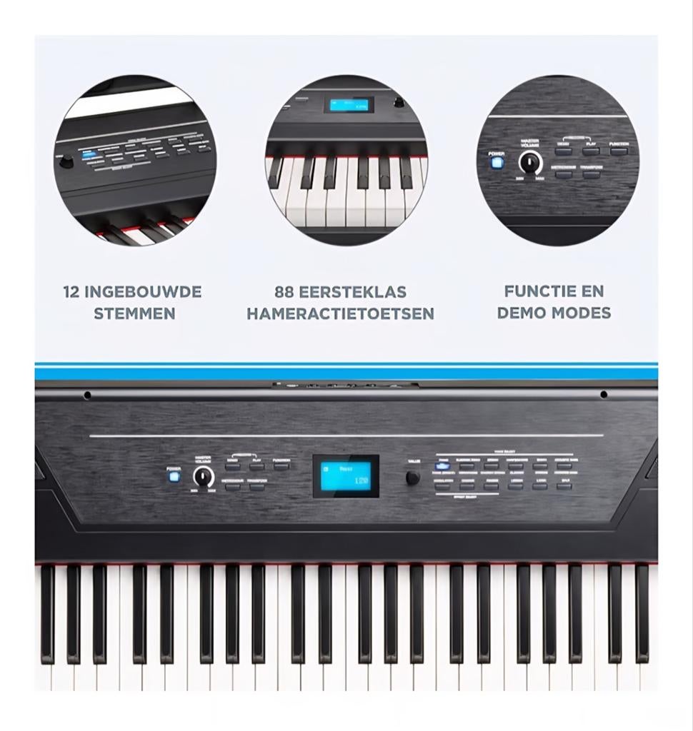Keyboard, Muziek en Instrumenten, Synthesizers, Zo goed als nieuw, 88 toetsen, Overige merken, Ophalen of Verzenden