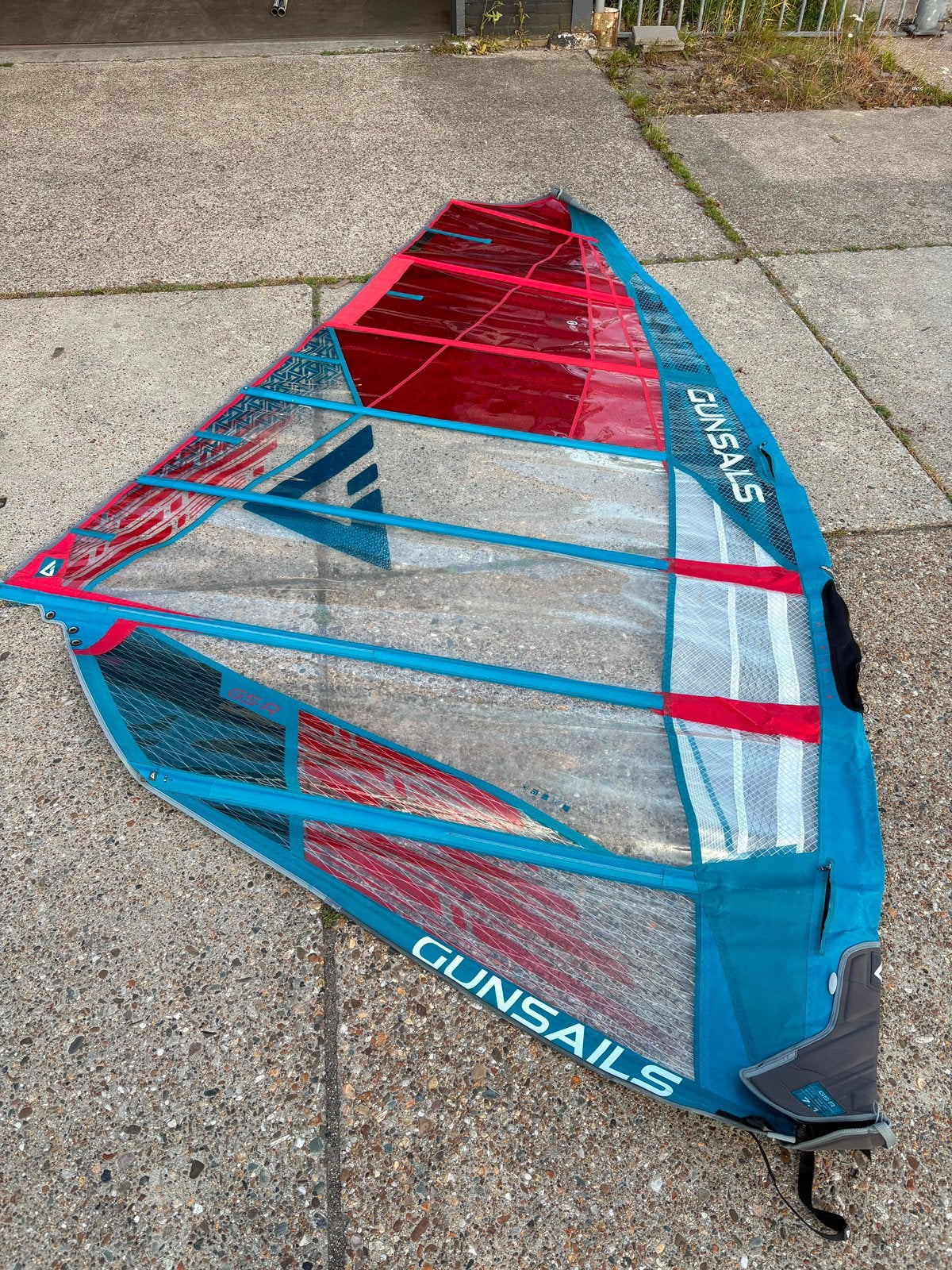 Diverse windsurfzeilen, Gunsails, Gaastra, North Sails, Ophalen, Zo goed als nieuw, Zeil