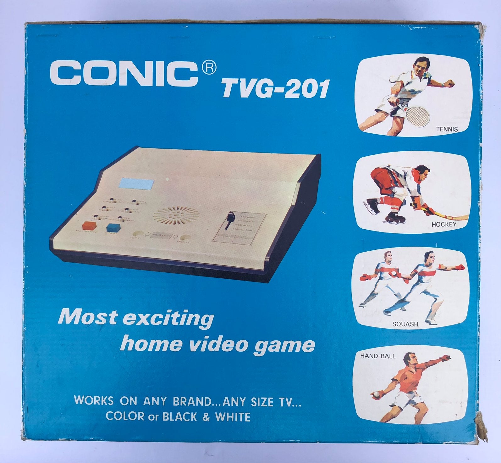 Conic TVG-201 home video game, 2 spelers, Ophalen of Verzenden, Zo goed als nieuw, Vanaf 7 jaar