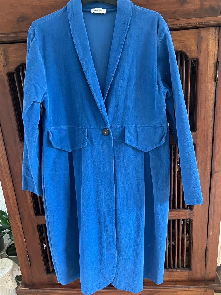 Prachtige blauwe nieuwe jas maat 40, Maat 38/40 (M), Blauw, Nieuw, Ophalen of Verzenden