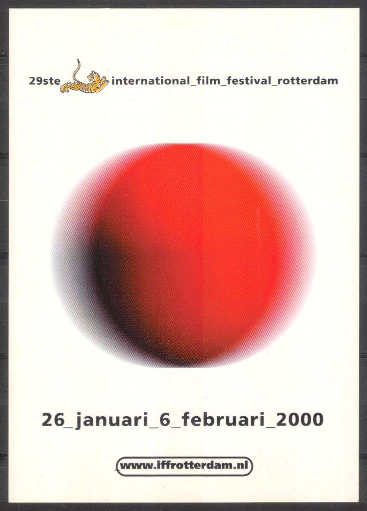 29ste Film Festival Rotterdam 2000, Verzenden, 1980 tot heden, Ongelopen, Cultuur en Media