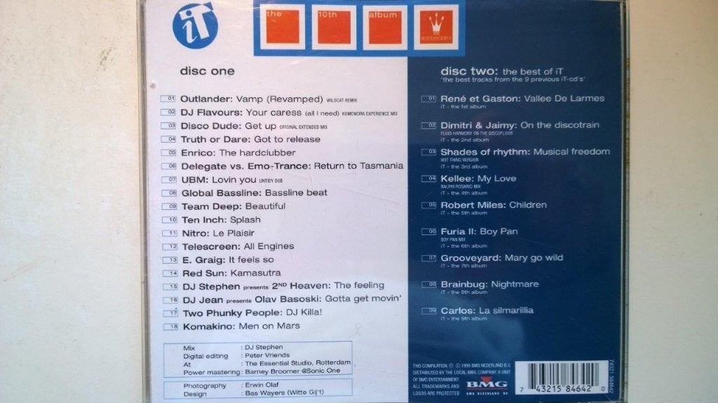 Dj Stephen - iT The 10th Album, Ophalen of Verzenden, Zo goed als nieuw, Trance, Album