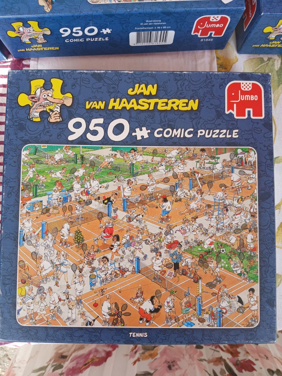 Jan van Haasteren Tennis Puzzel 950 Stukjes, Ophalen, 500 t/m 1500 stukjes, Gebruikt, Legpuzzel
