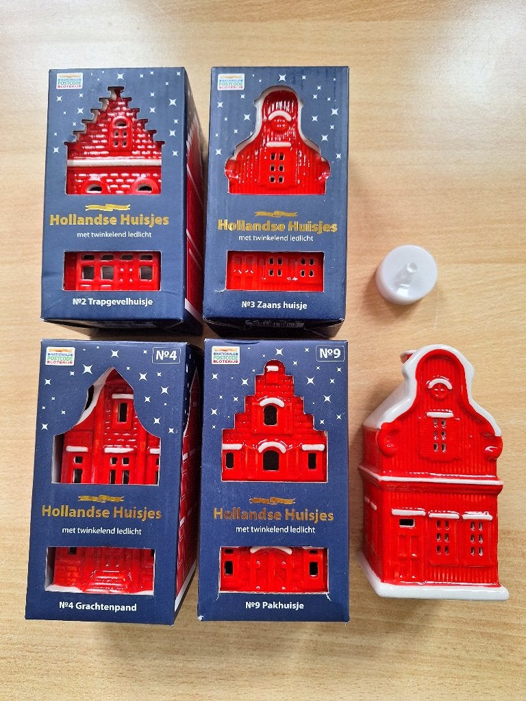 Hollandse huisjes nr. 2, 3, en 4 Postcodeloterij - nieuw, Diversen, Ophalen of Verzenden, Nieuw