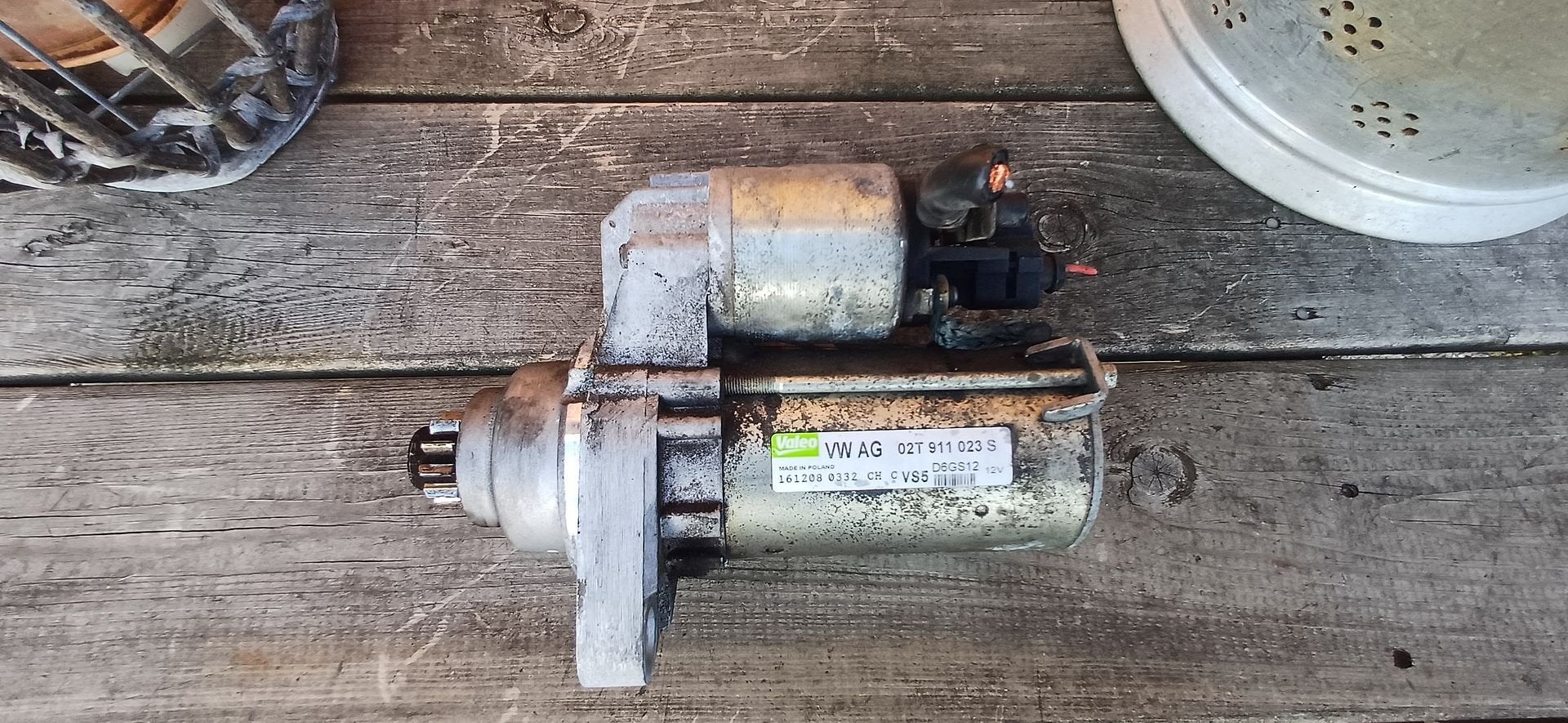 Volkswagen Polo 9N Startmotor 1.4 Benzine 02T911023S, Gebruikt, -, Volkswagen, -