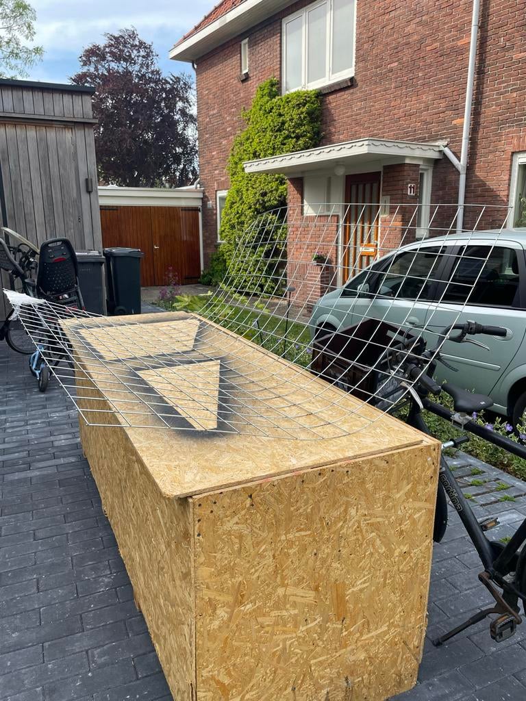Grote transport kist / bak - 235x81x91 cm, Doe-het-zelf en Verbouw, Kratten en Dozen, Ophalen, Gebruikt, 100 cm of meer, 60 cm of meer
