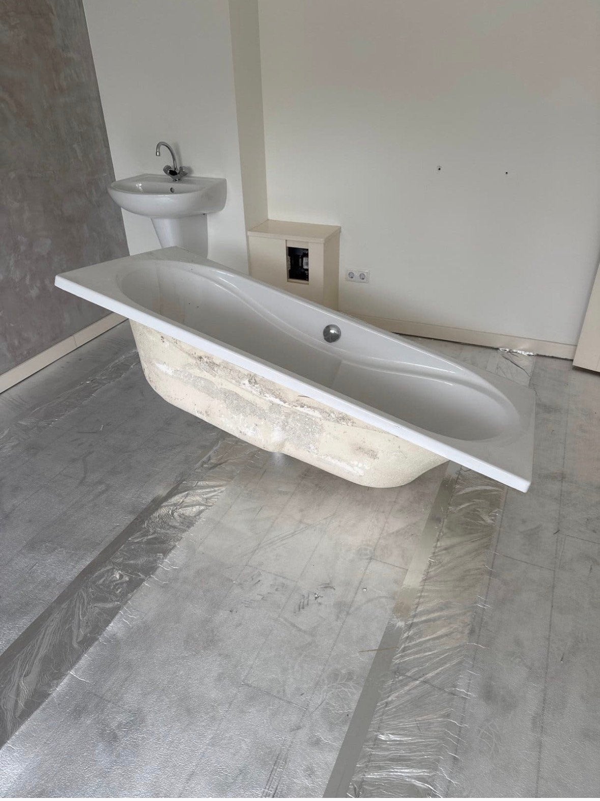 Gebruikt ligbad - perfect voor renovatieprojecten, Ophalen of Verzenden, Gebruikt, Bad