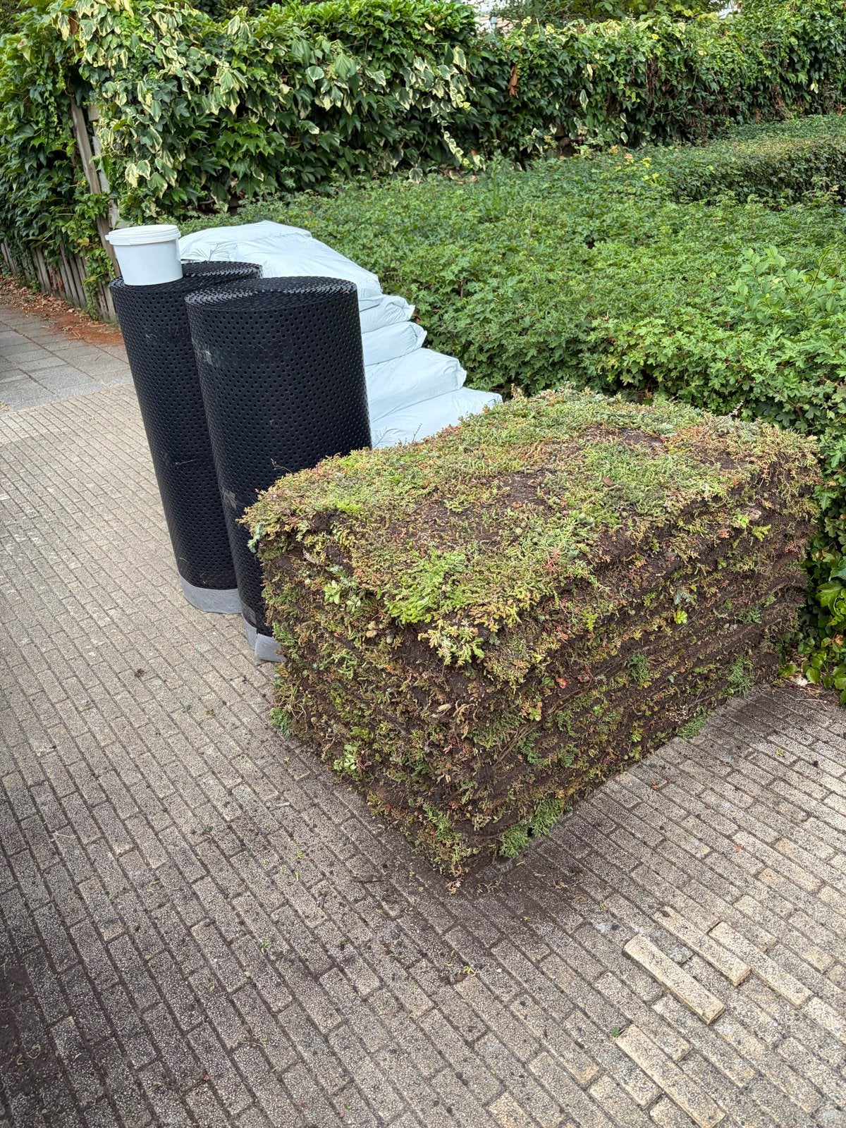Sedum groendak matten pakket met drainage en substraat, Ophalen of Verzenden, Nieuw