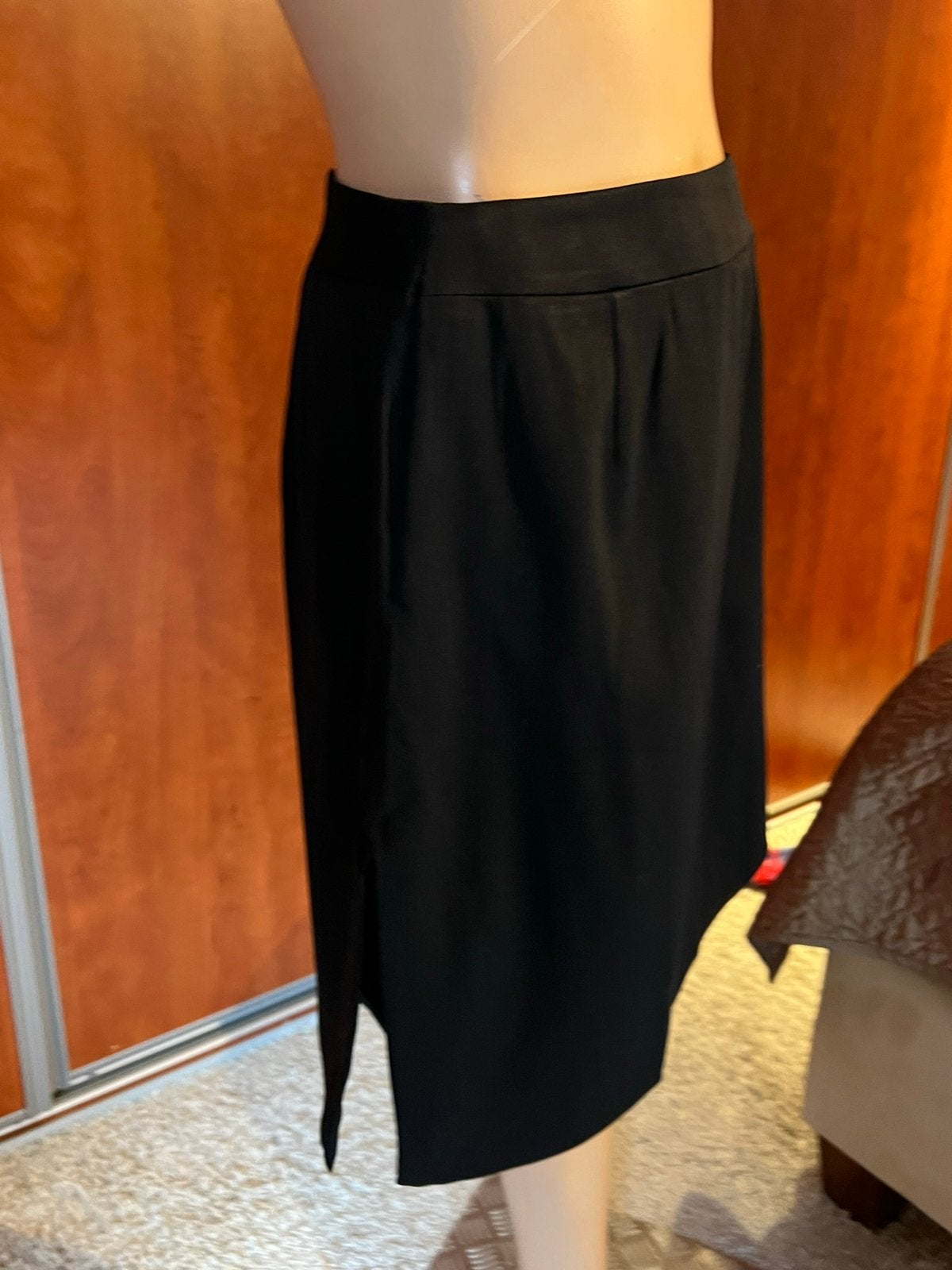 MARCCAIN rok met splitjes - Wol & Zijde - ZGAN, Kleding | Dames, Rokken, Maat 38/40 (M), Zwart, G, Ophalen of Verzenden