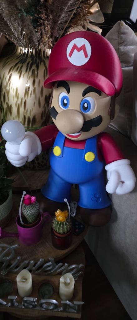 Super Mario XXL Lamp met Afstandsbediening, Ophalen of Verzenden, Nieuw, Gaming, Cartoon, Speels