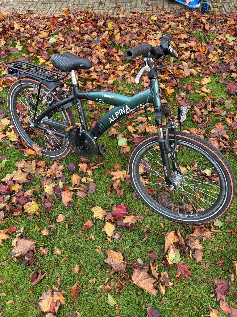 Kinderfiets Alpina Yabber 22”, Ophalen, 20 inch of meer, Gebruikt, Velgrem