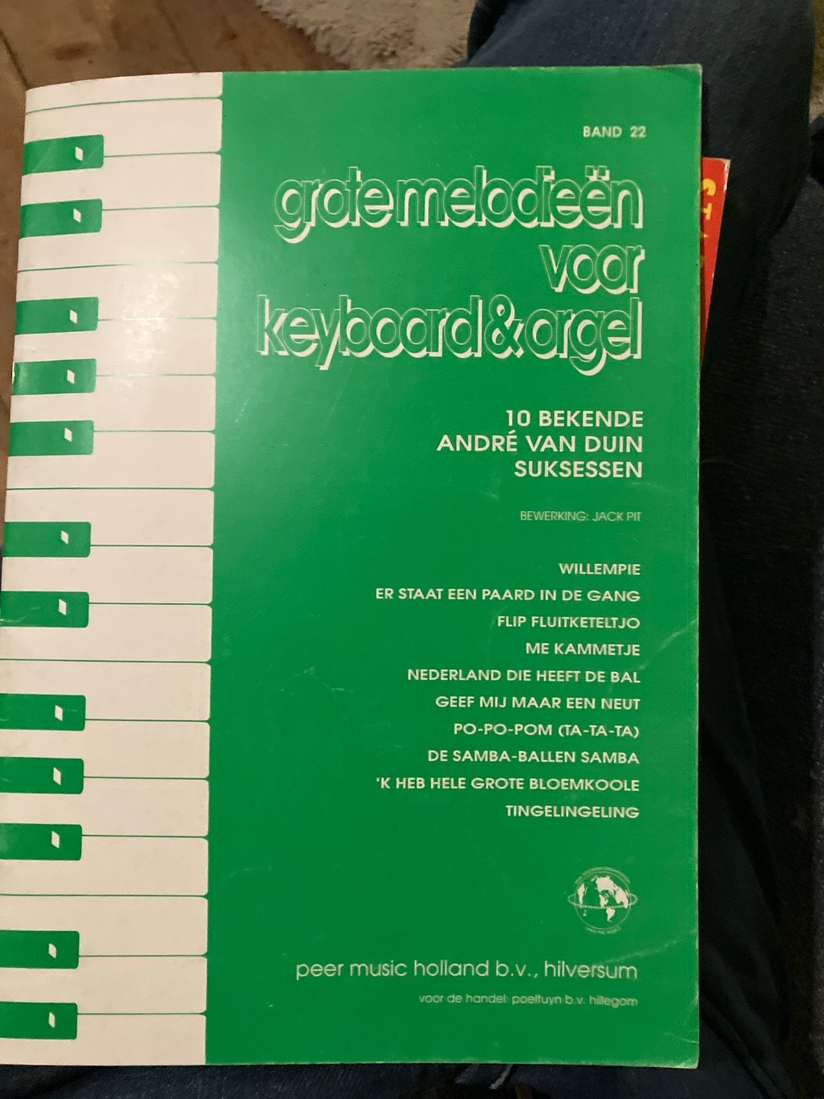 Grote Melodieën voor Keyboard & Orgel - André van Duin, Muziek en Instrumenten, Gebruikt, Ophalen of Verzenden, Artiest of Componist
