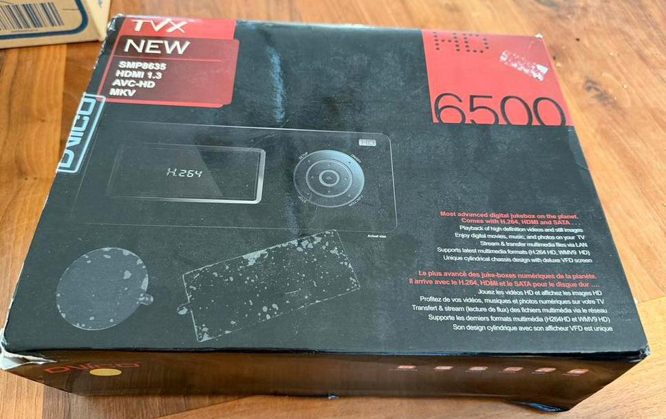 Dvico TVX 6500 Digitale jukebox met HDMI en SATA, Ophalen of Verzenden, Gebruikt, HDMI, Zonder harde schijf