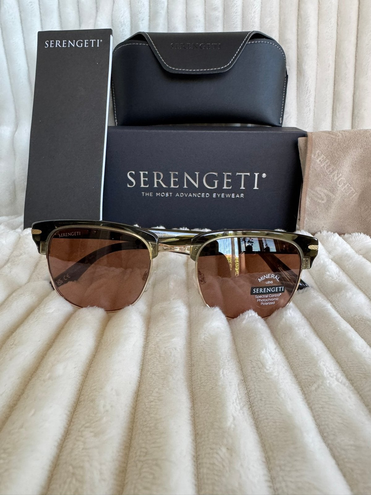 Serengeti Chadwick SS562004  incl garantie en btw-factuur, Zonnebril, Verzenden, Nieuw, Nvt
