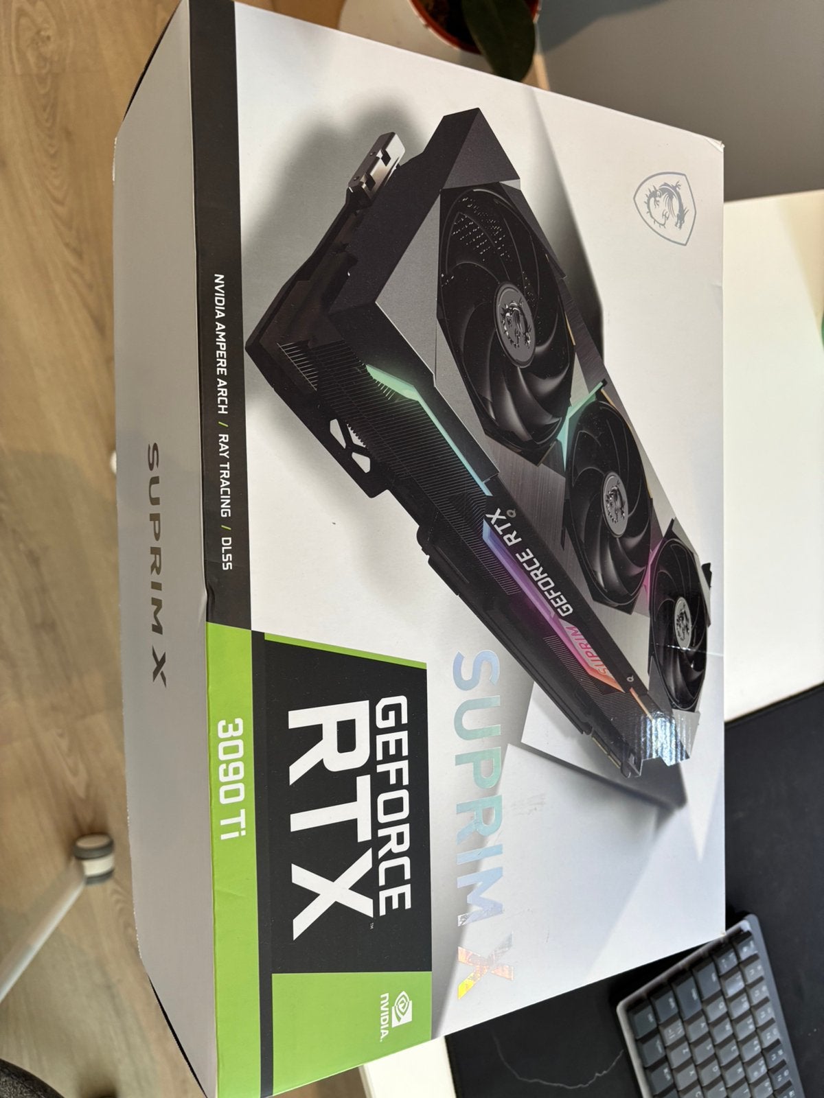 Brand New MSI GEFORCE RTX 3090Ti Suprim X, Computers en Software, Videokaarten, Ophalen, GDDR6, PCI-Express 4, Nieuw