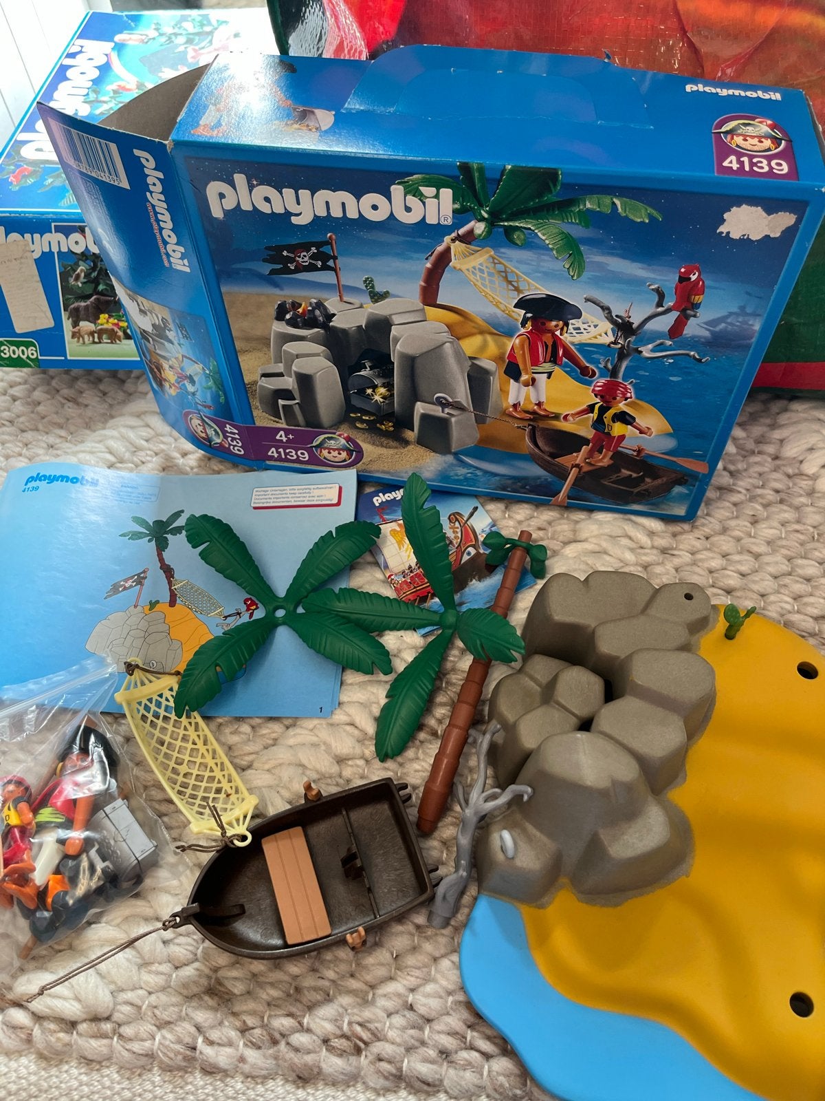 Playmobil Piraten Eilandje 4139 - Compleet met doos en boekj, Ophalen of Verzenden, Gebruikt, Complete set