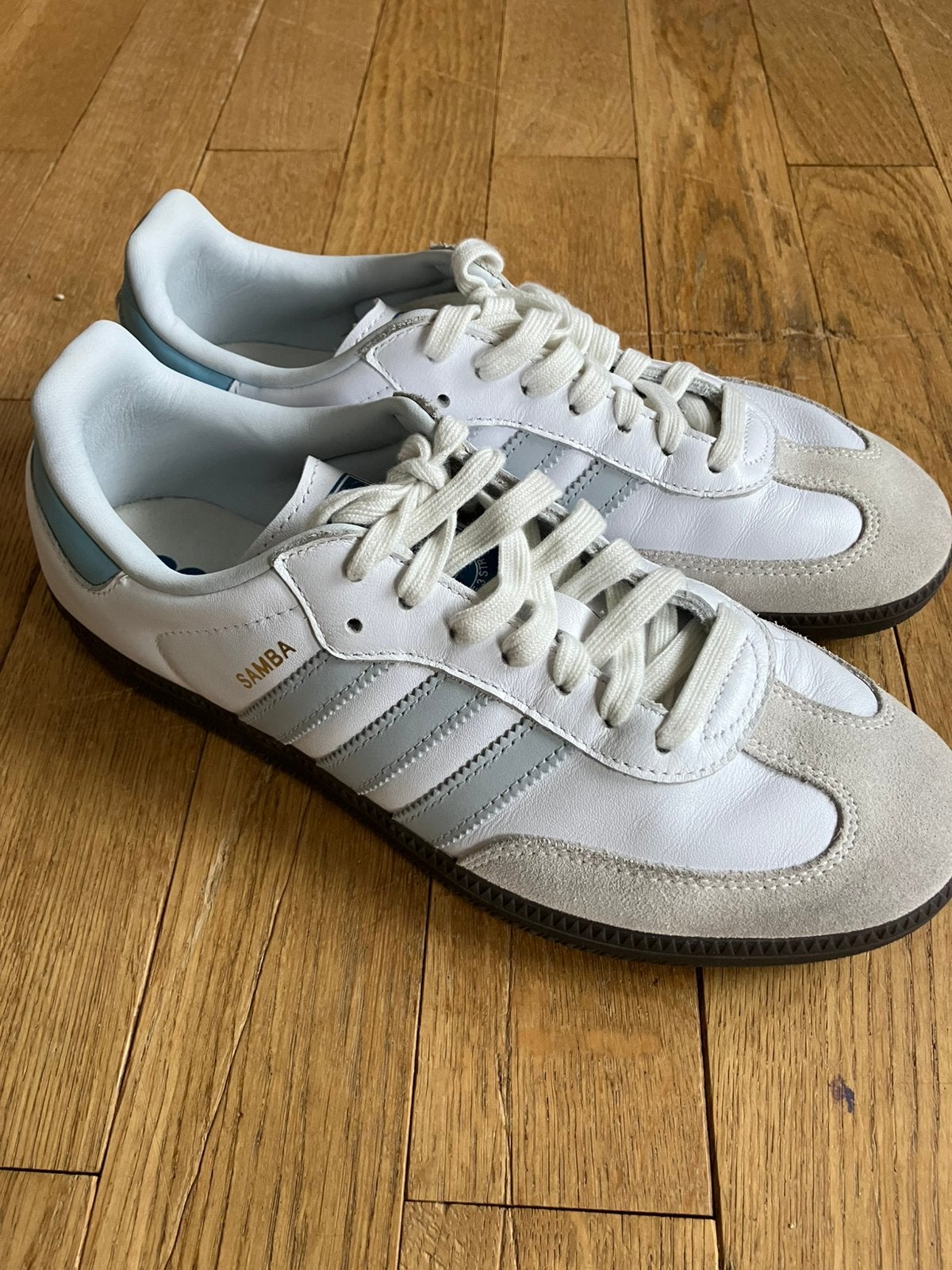 Adidas samba 40, Ophalen of Verzenden, Zo goed als nieuw, Wit, Sneakers of Gympen