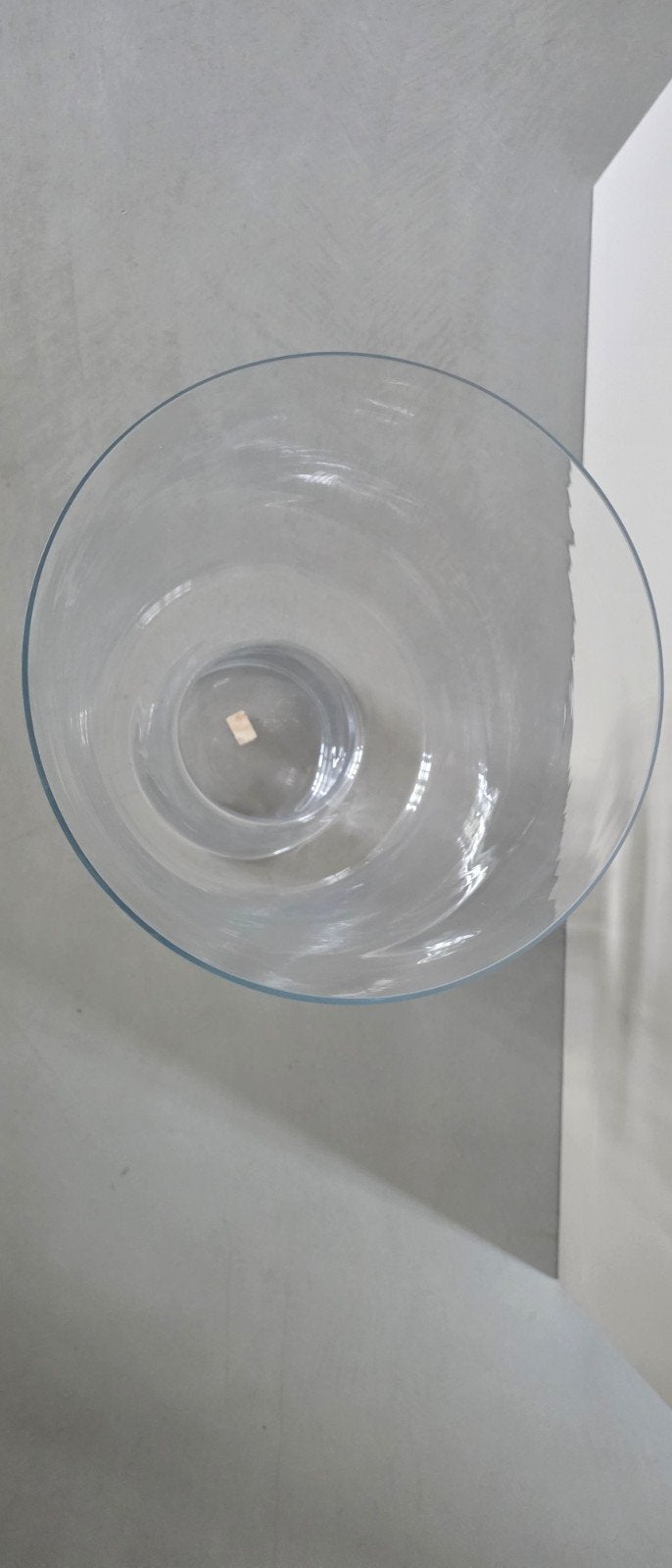 Grote glazen vaas/windlicht, Ophalen