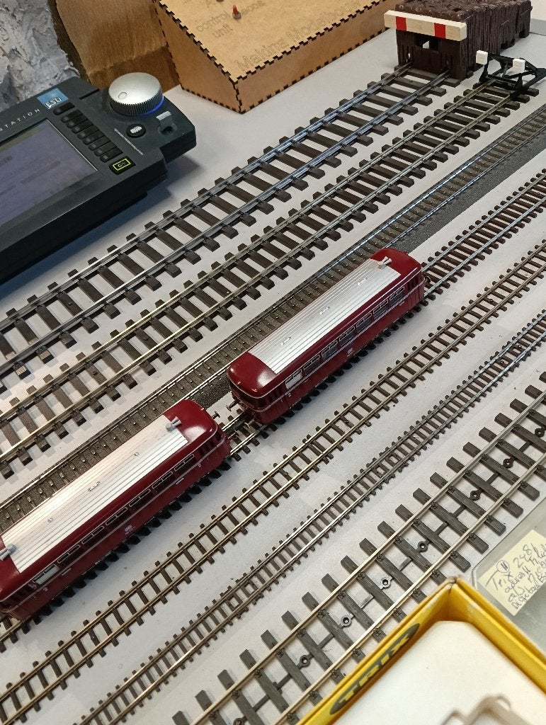 Trix H0 - 52 2481 00 2-Dlg set railbus - DB Digitaal adr.11, Wisselstroom, Ophalen of Verzenden, Märklin, Gebruikt