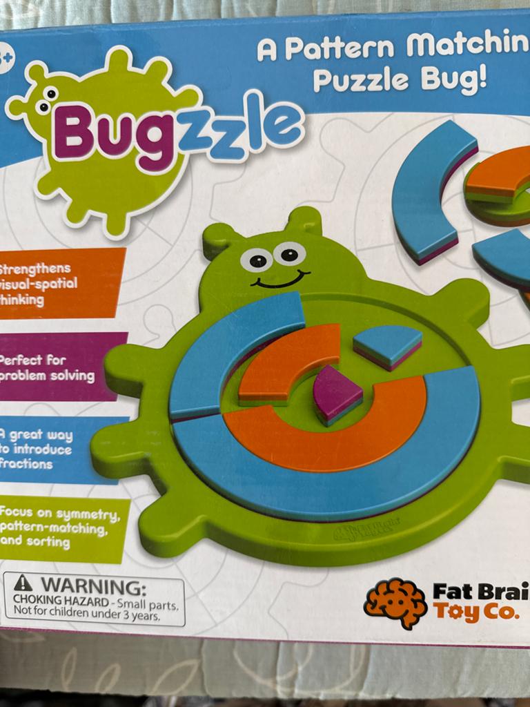 Bugzzle: Patroon Puzzel Kever - Fat Brain Toy Co., Ophalen of Verzenden, 10 tot 50 stukjes, Gebruikt, 2 tot 4 jaar