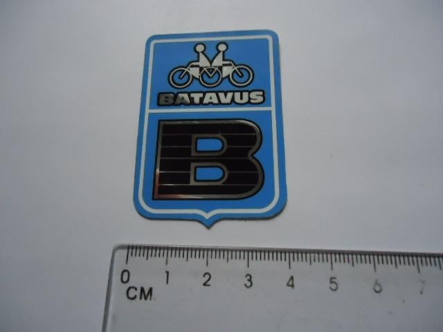 sticker oud Batavus logo fiets brommer heerenveen racefiets, Verzenden, Zo goed als nieuw, Bedrijf of Vereniging