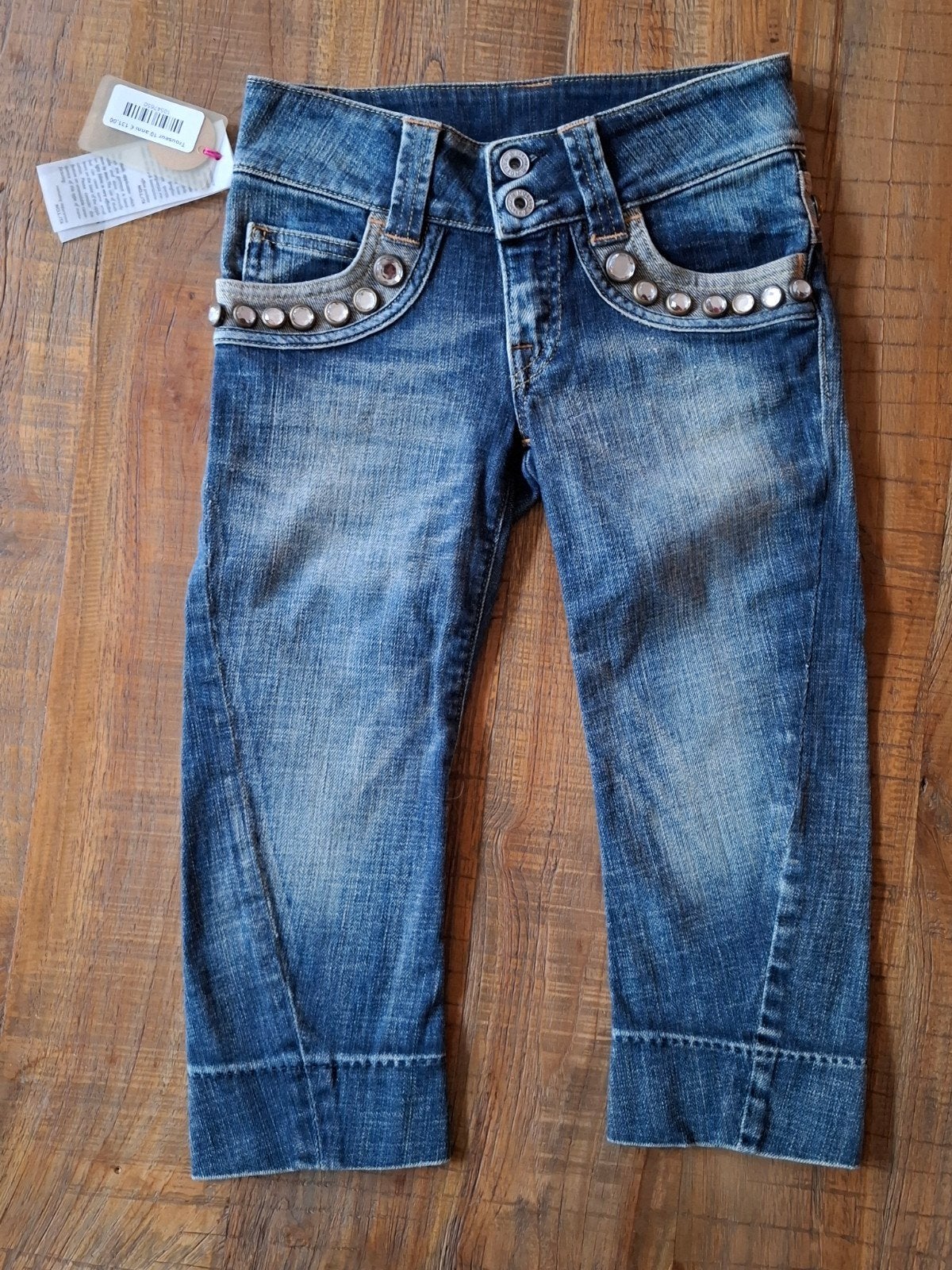 Nolita Pocket spijkerbroek met studs - Nieuw met kaartje, Broek, Meisje, Nieuw, Ophalen of Verzenden