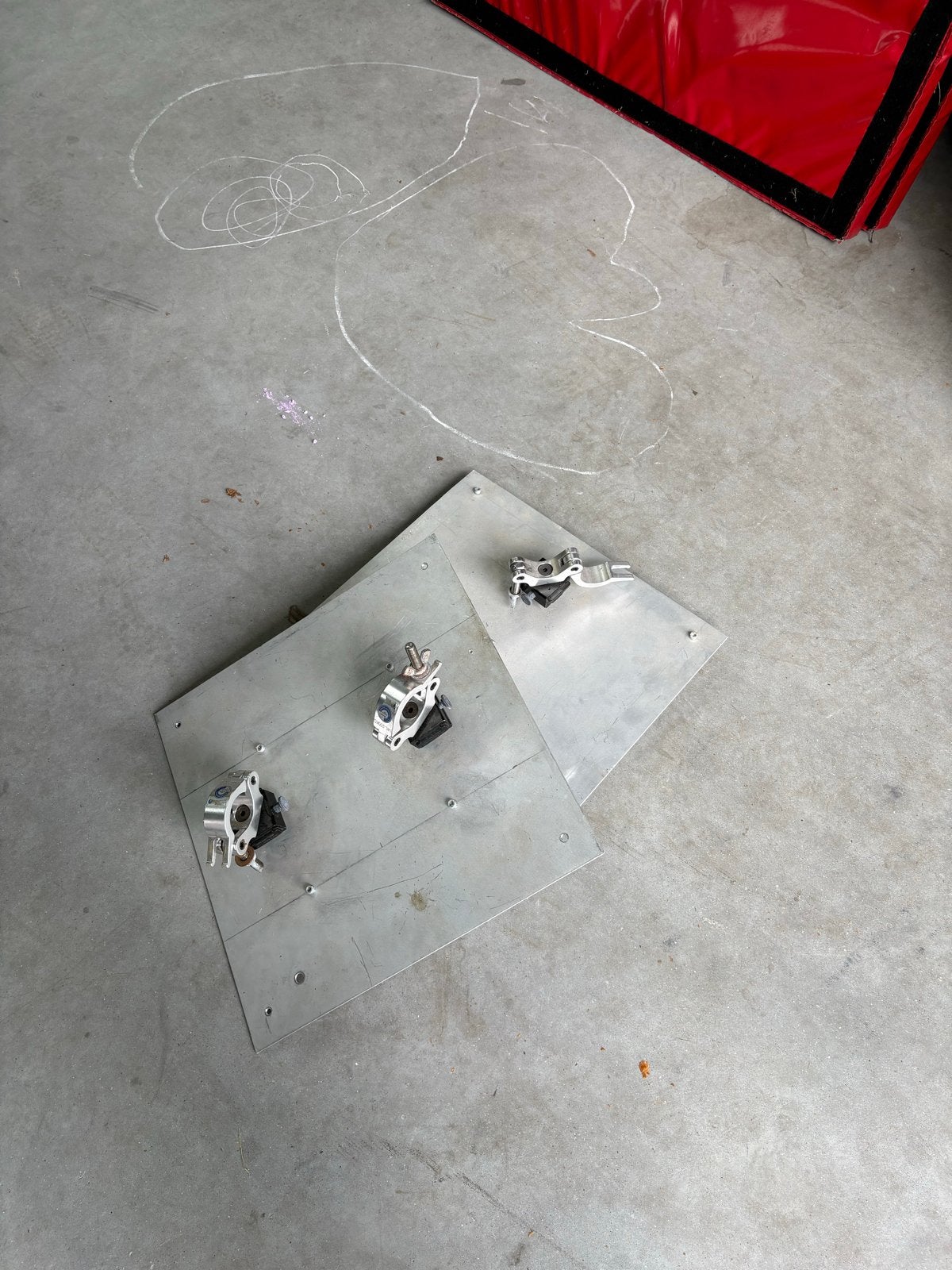 Truss adapters voor TV schermen - Set van 2, Ophalen, Gebruikt, Tv en Weergevers