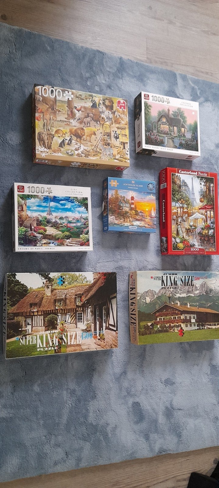 Verschillende leuke vrolijke kleurrijke puzzels!, Ophalen of Verzenden, 500 t/m 1500 stukjes, Zo goed als nieuw