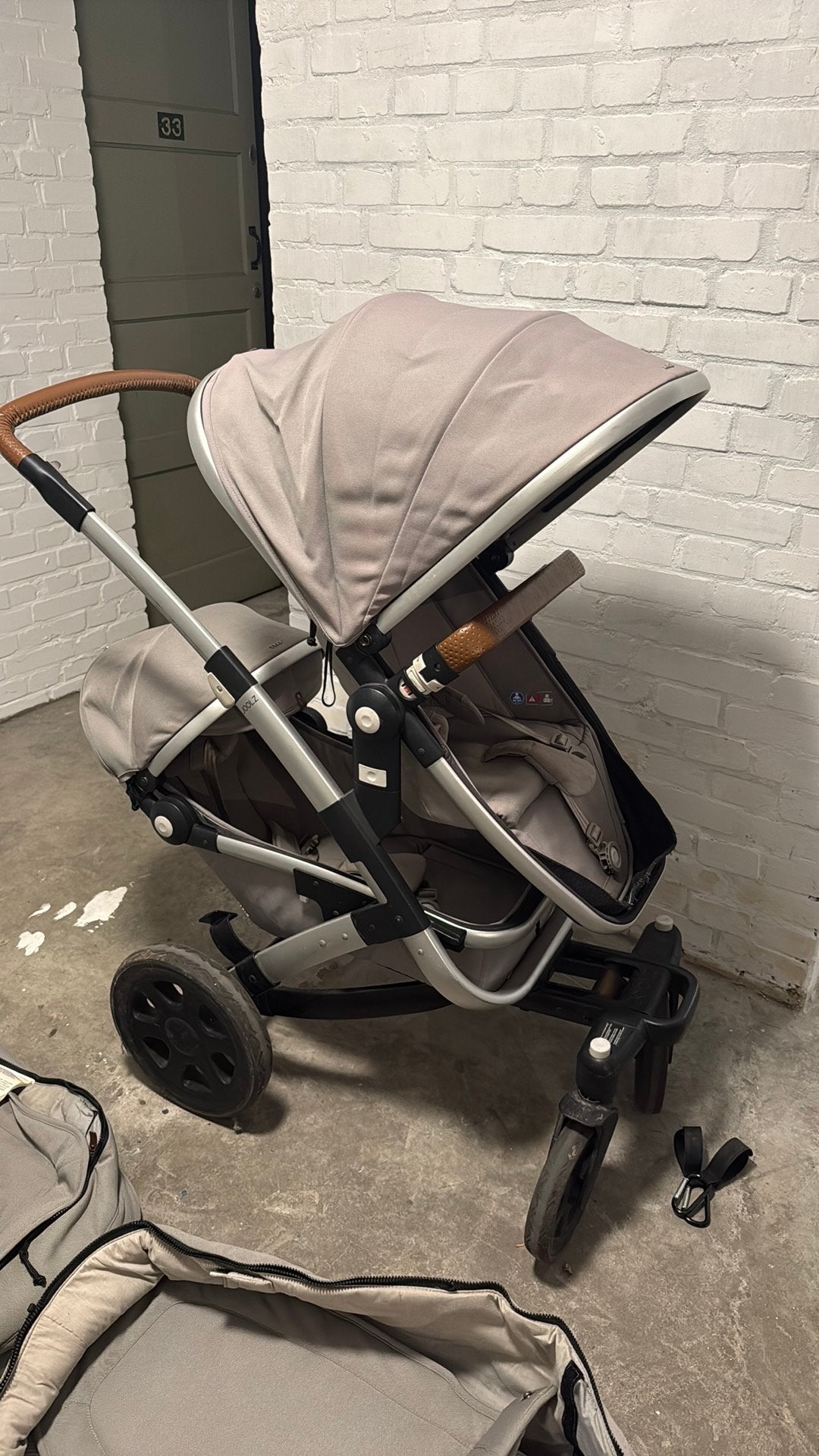 Joolz duowagen Geo2 elephant grey, Kinderen en Baby's, Kinderwagens en Combinaties, Ophalen, Zo goed als nieuw, Overige merken