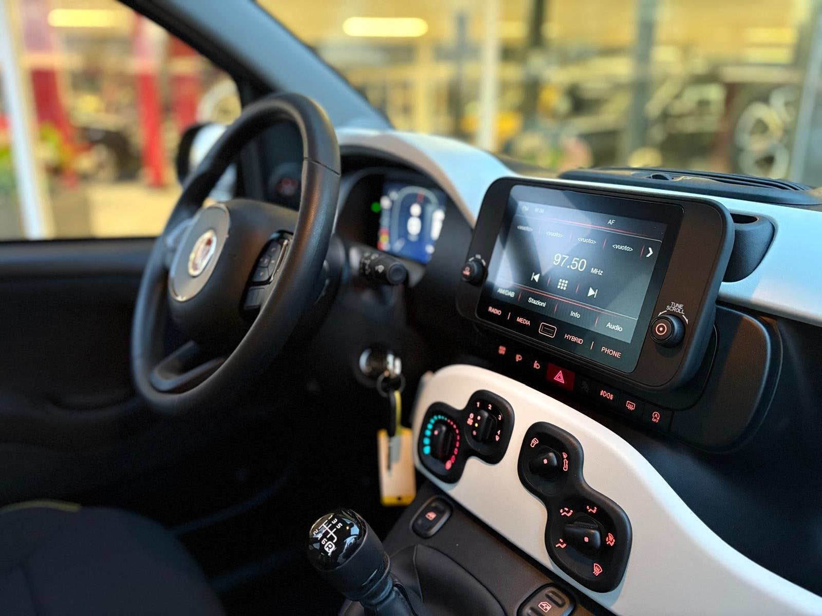 Fiat Panda 1.0 Hybrid Pandina | Carplay | Airco | Cruise Con, Auto's, Stof, Gebruikt, Euro 6, Panda