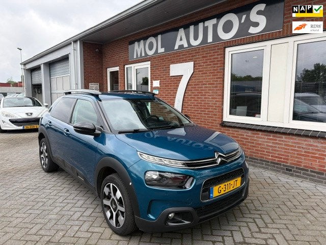 Citroen C4 Cactus 1.2 PureTech Shine Navi , APK 04-27, Voorwielaandrijving, Gebruikt, Euro 6, Blauw