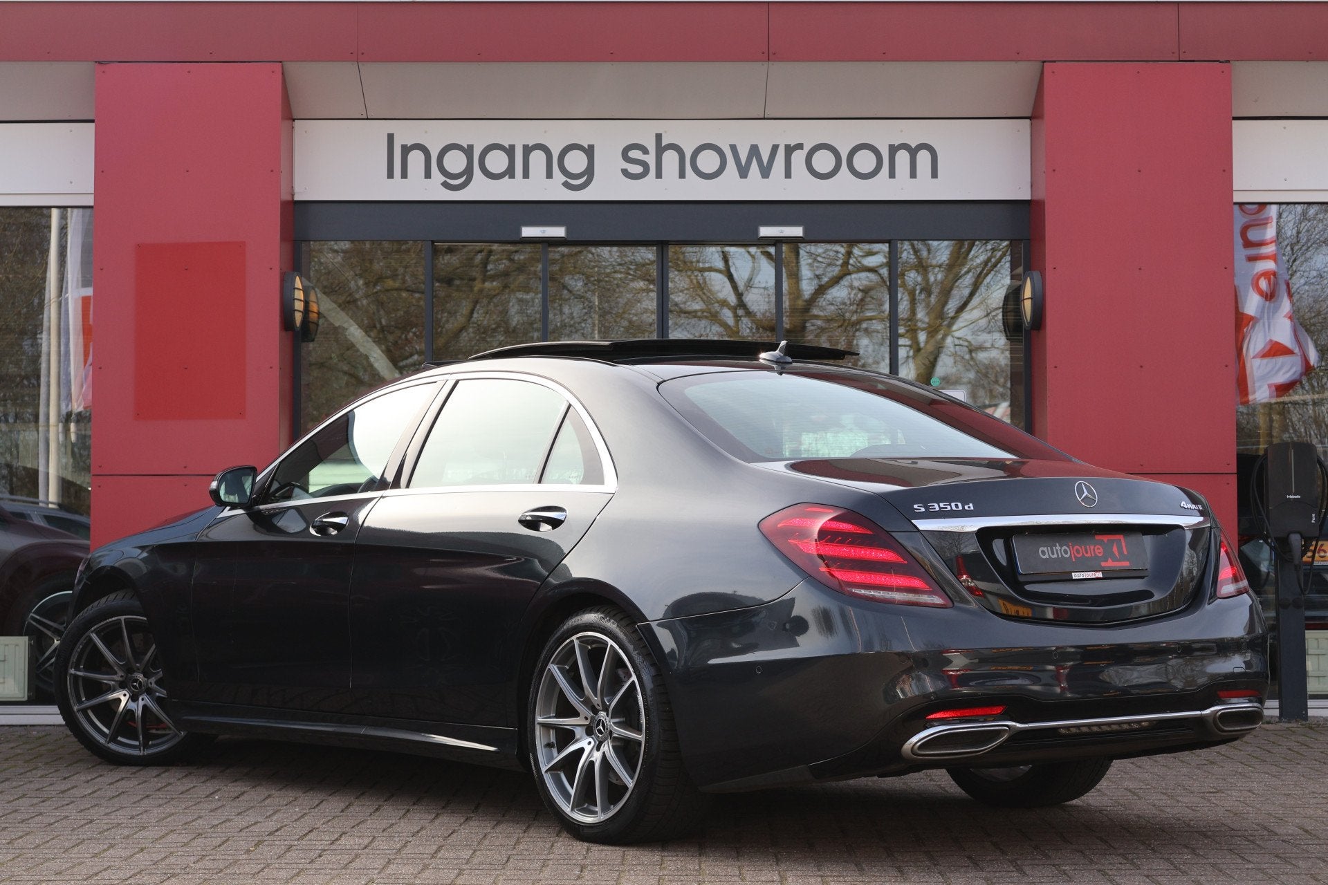 Mercedes-Benz S-Klasse 350d 4Matic Lang | Panoramadak | ACC, Auto's, Automaat, Gebruikt, 2925 cc, Zwart