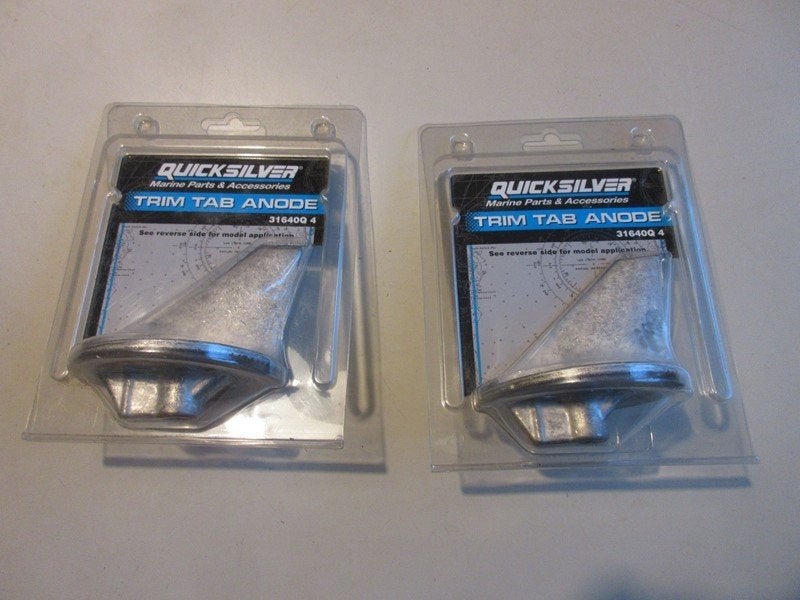 Quicksilver Trim Tab anode (31640Q-4) 2 stuks, Ophalen, Nieuw, Onderhoud en Reparatie