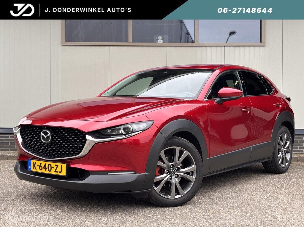 Mazda CX-30 2.0 e-SkyActiv-X Luxury 360camera HUD trekhaak, Voorwielaandrijving, 1998 cc, Stof, Gebruikt