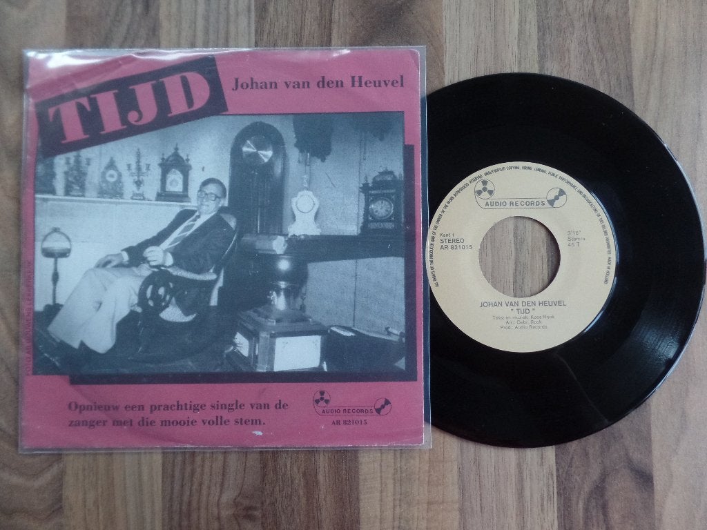 single  Johan van den Heuvel - Tijd, Ophalen of Verzenden, Gebruikt, 7 inch, Nederlandstalig