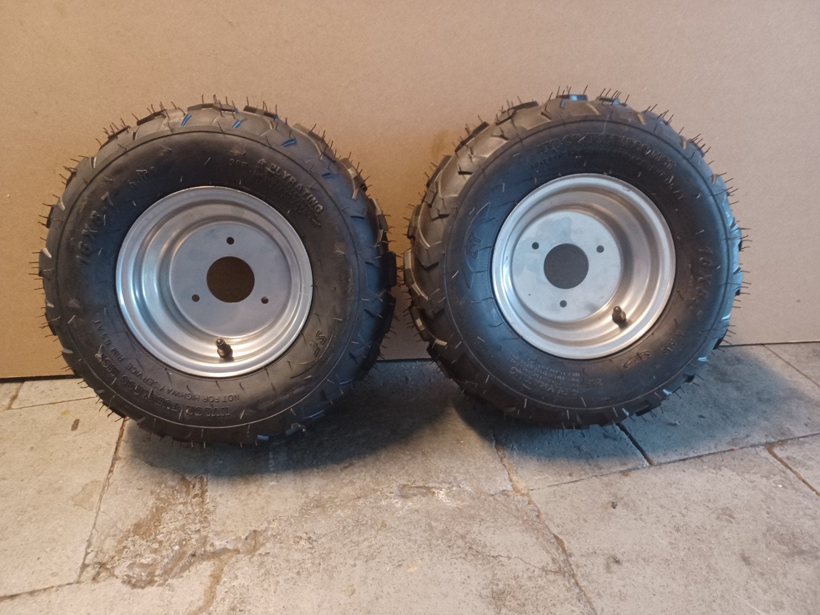 Quad velgen met nieuwe banden 16x8-7, Ophalen of Verzenden