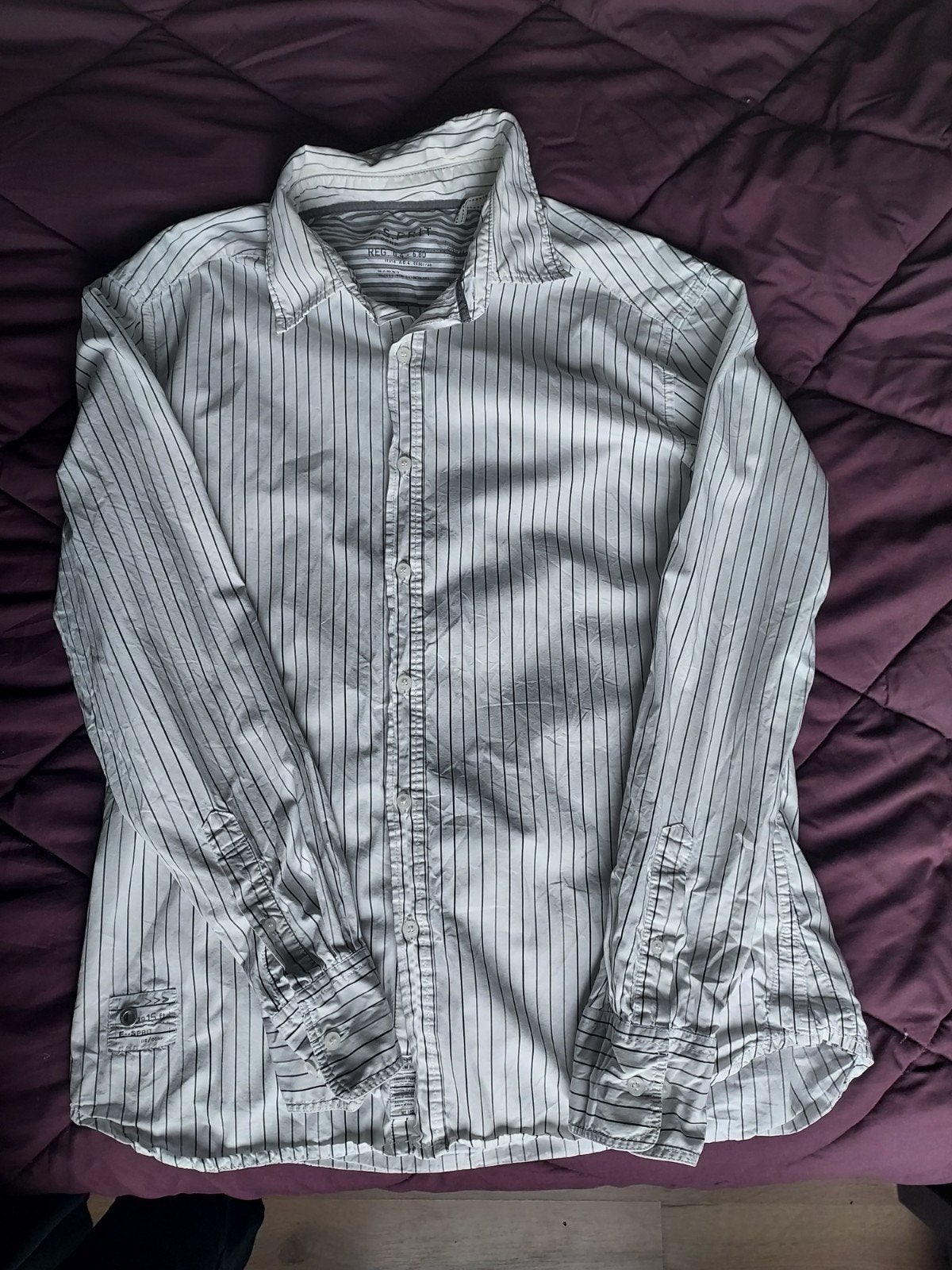 Heren blouse xl, Wit, Ophalen of Verzenden, Overige halswijdtes, Esprit