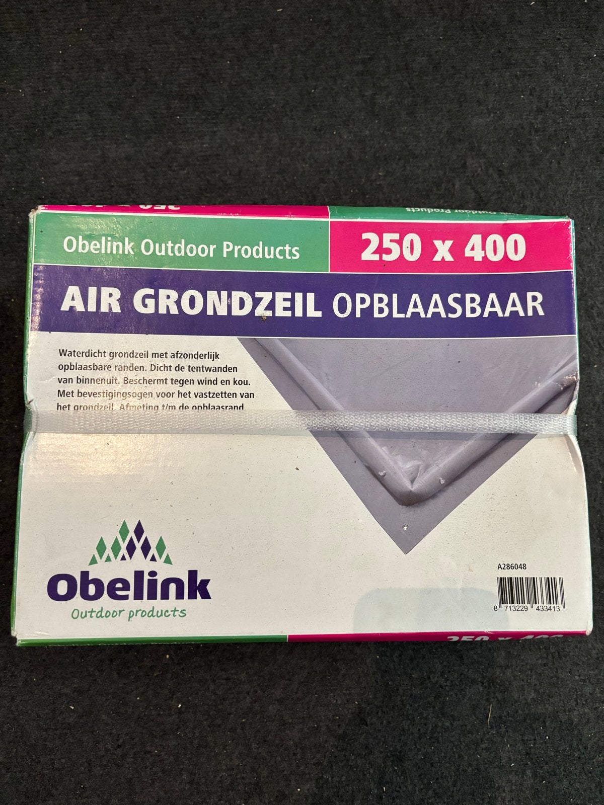 Nieuw Obelink Air Grondzeil Opblaasbaar 250x400, Caravans en Kamperen, Ophalen, Nieuw