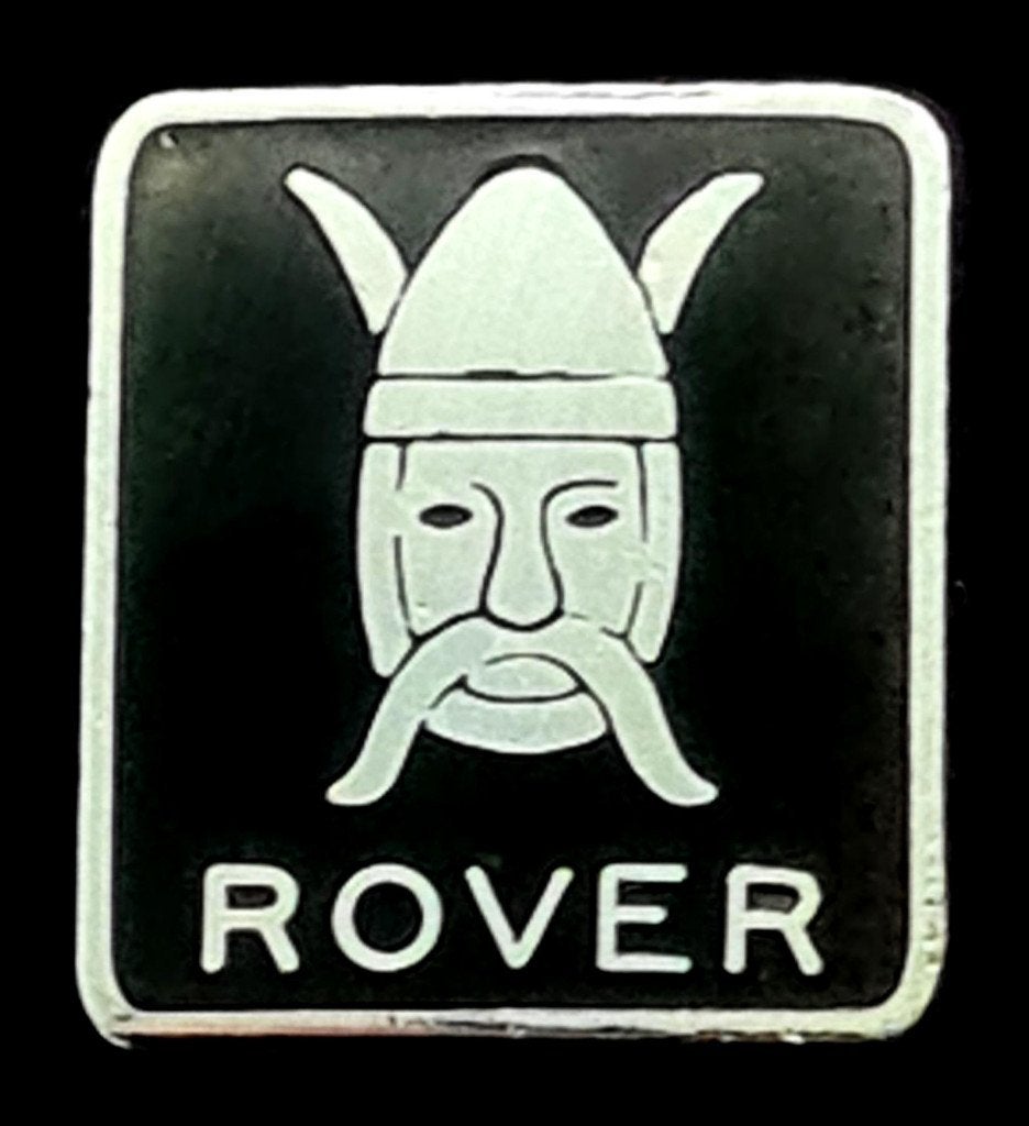 Rover England broche- zwart-zilverkleur -, Verzenden, Nieuw, Transport, Speldje of Pin