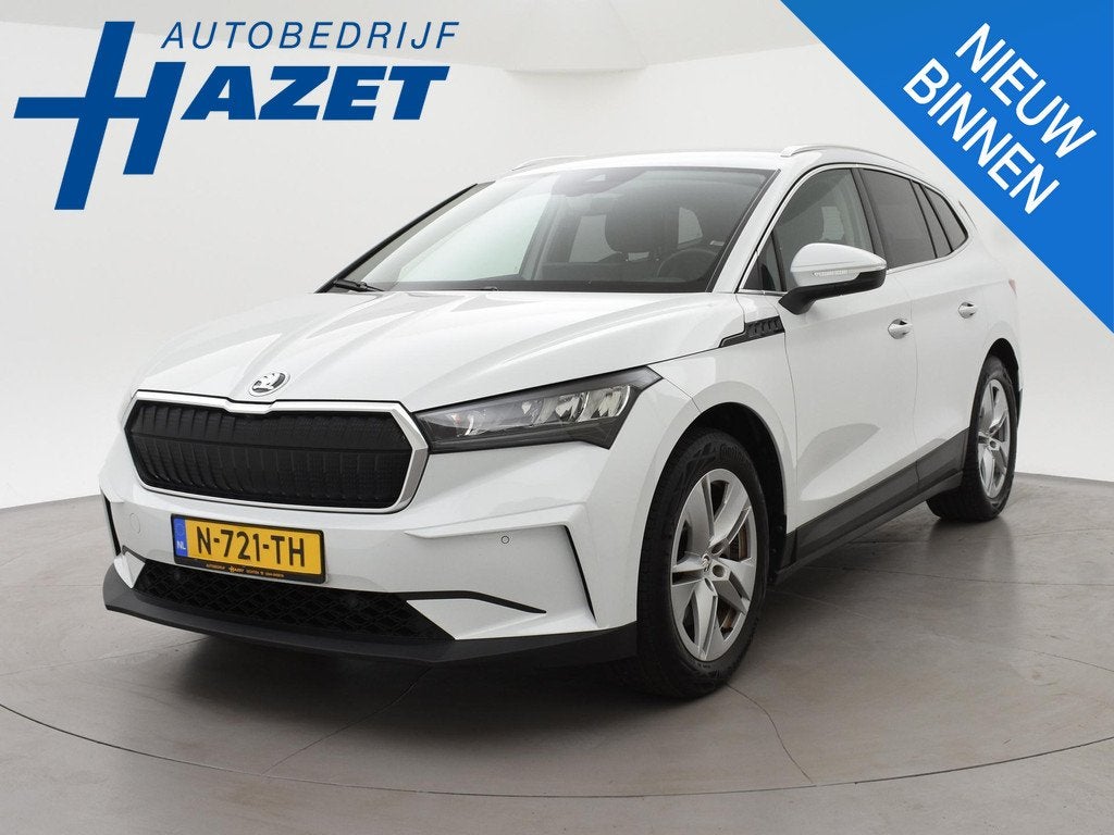 Skoda Enyaq iV 80 204 PK SOH 89,42% + WEGKL. TREKHAAK | SFEE, Auto's, Skoda, Bedrijf, Te koop, Enyaq, ABS, Achteruitrijcamera